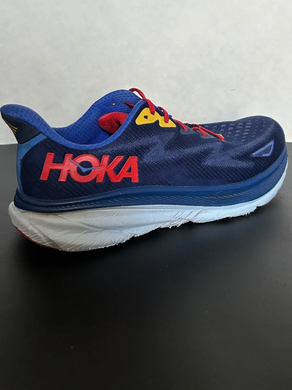 Hoka Clifton 9 Bellweather Blue/Dazzling Blue Men's Shoes–132210 BBDGB-12.5 2E
